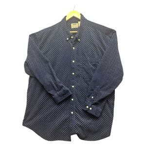 Northwest Territory Shirt Mens 3XL XXL Blue Geometric Corduroy Long Sleeve